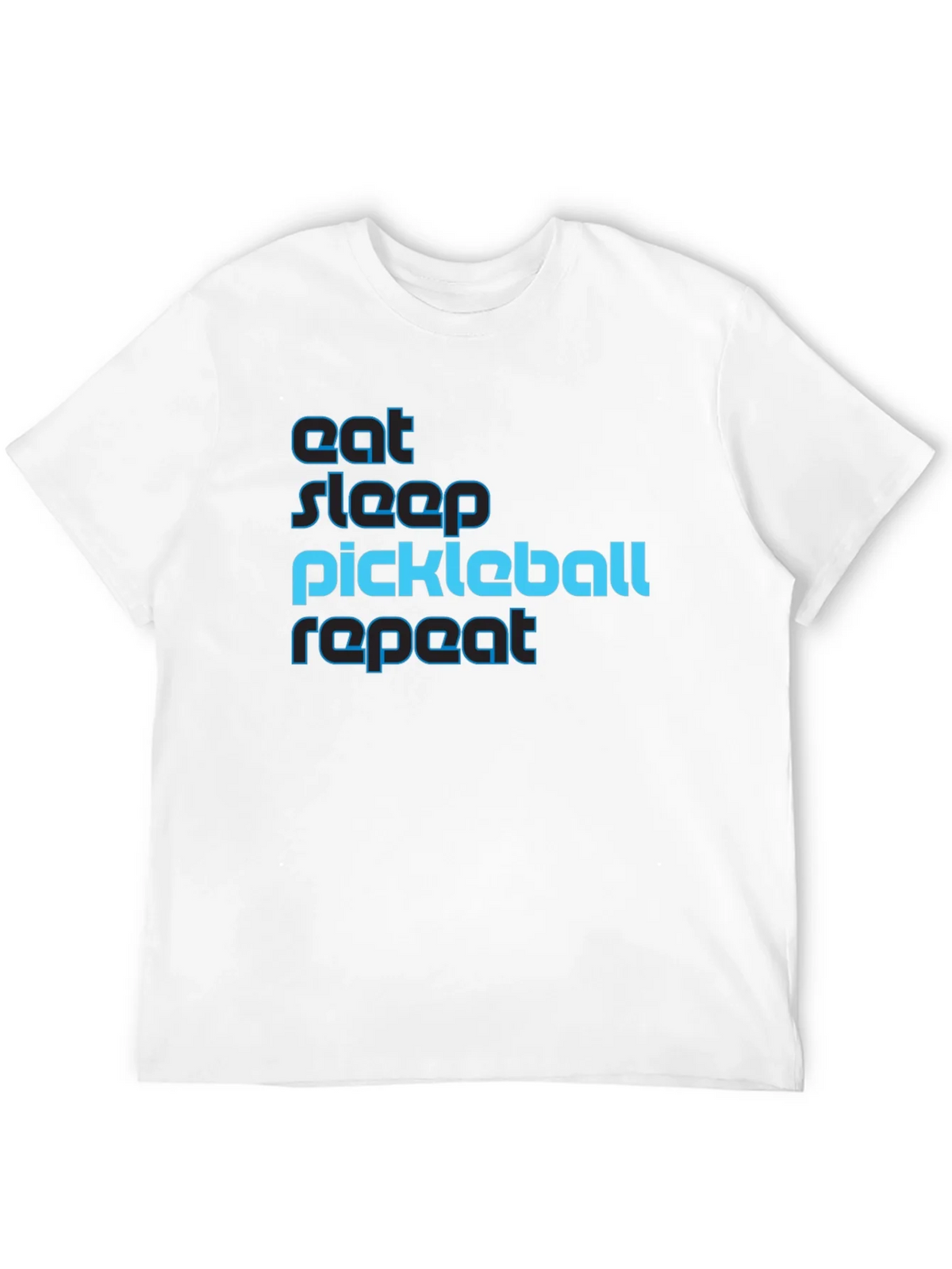 Eat Sleep Pickleball Repeat Graphic Tee product image 11