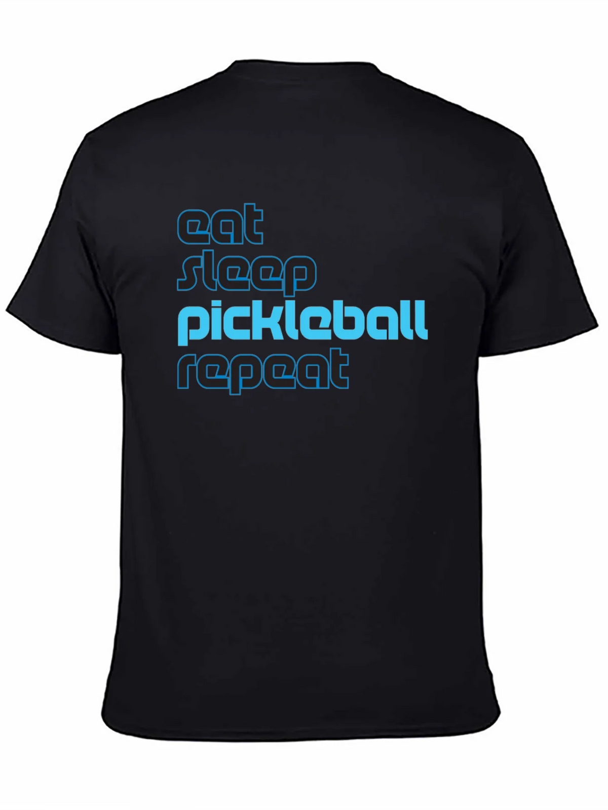 Eat Sleep Pickleball Repeat Graphic Tee product image 4