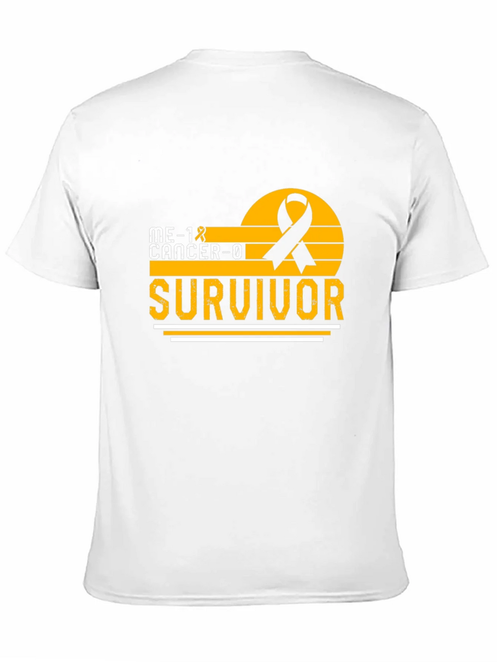 Cancer Survivor T-Shirt Black Ribbon Awareness Support product image 10