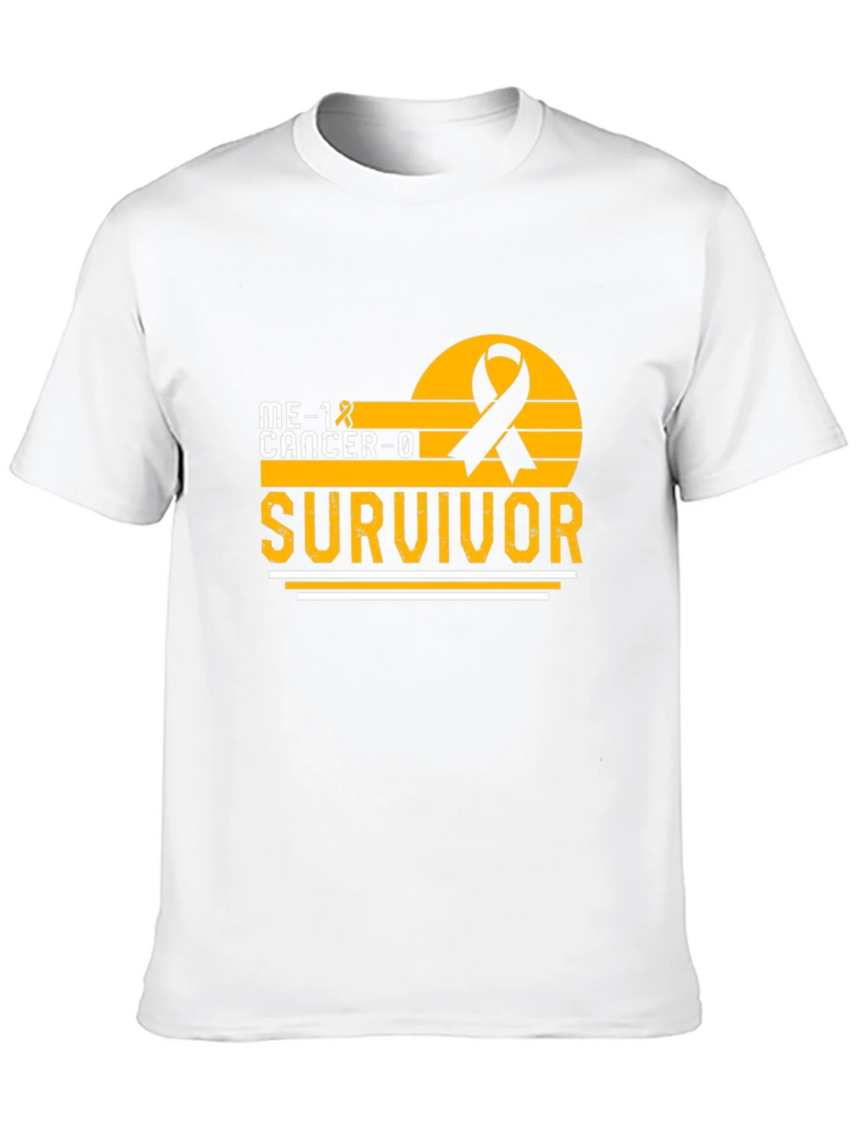 Cancer Survivor T-Shirt Black Ribbon Awareness Support product image 9