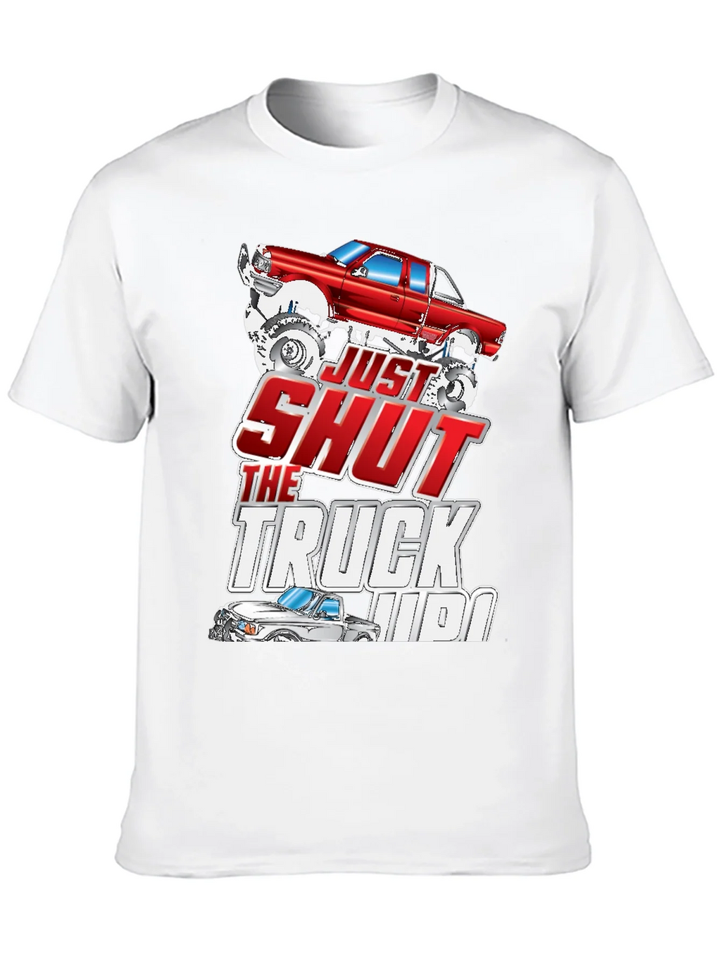 Just Shut The Truck Up Black Graphic Tee product image 9