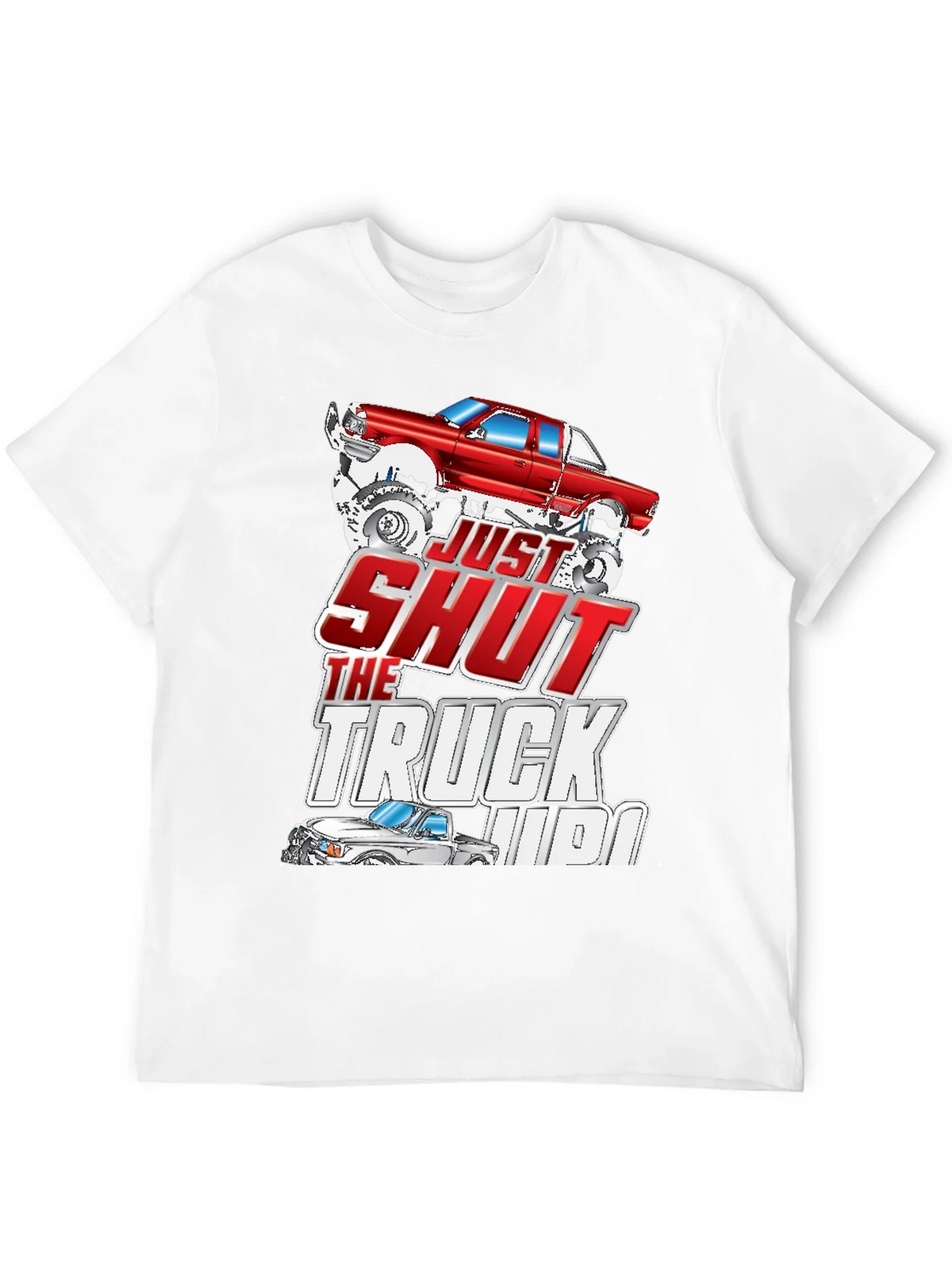 Just Shut The Truck Up Black Graphic Tee product image 11