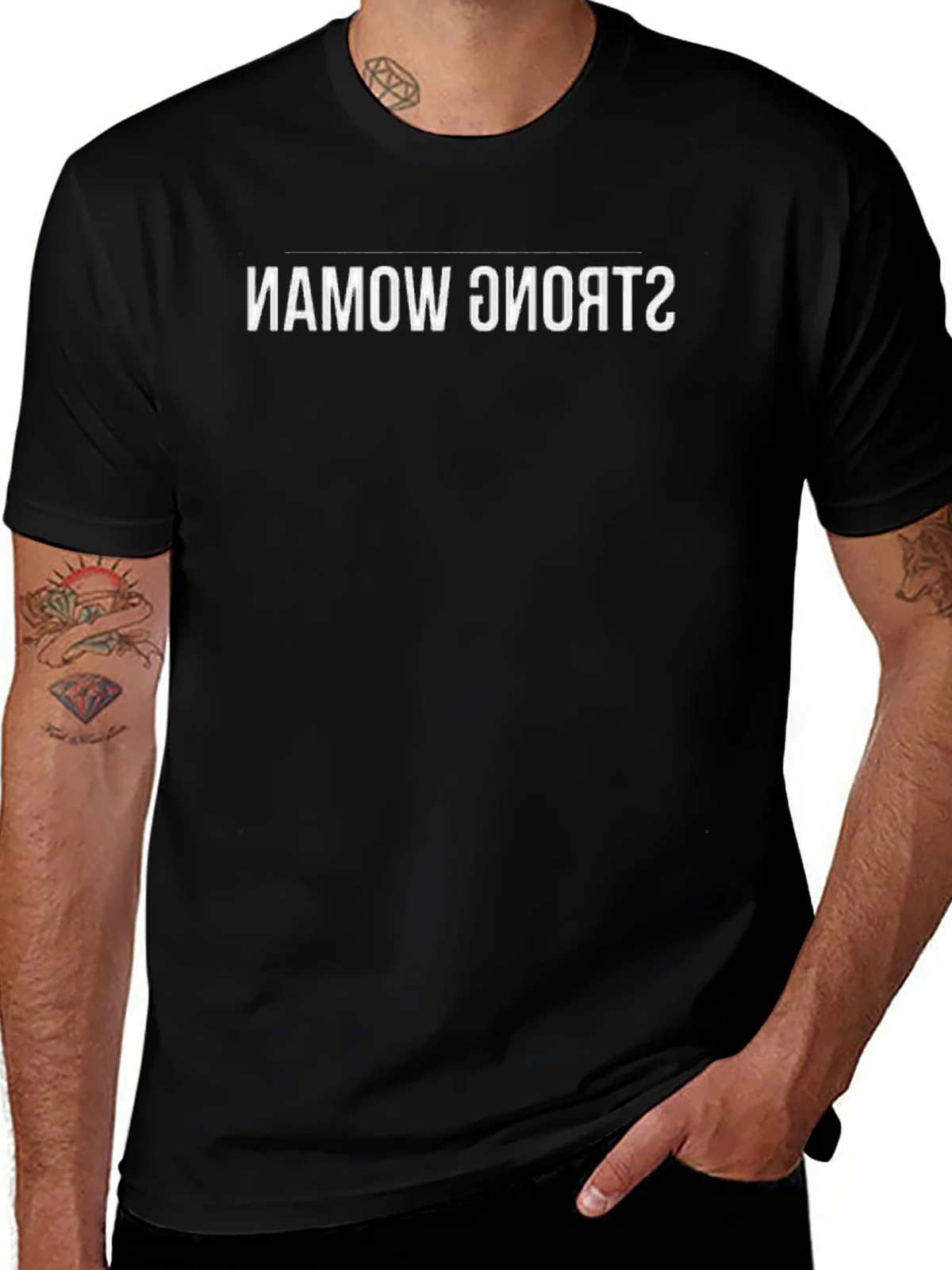 Strong Woman Graphic T-Shirt - Classic Fit product image 1