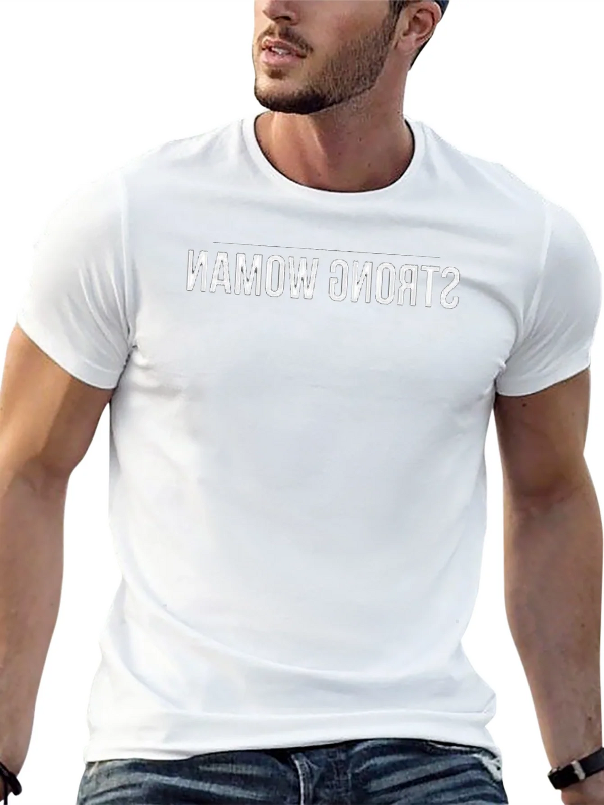 Strong Woman Graphic T-Shirt - Classic Fit product image 12