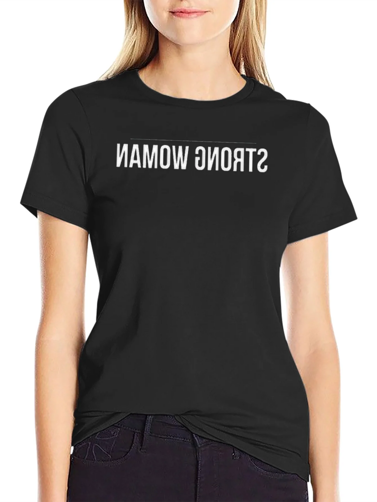 Strong Woman Graphic T-Shirt - Classic Fit product image 2