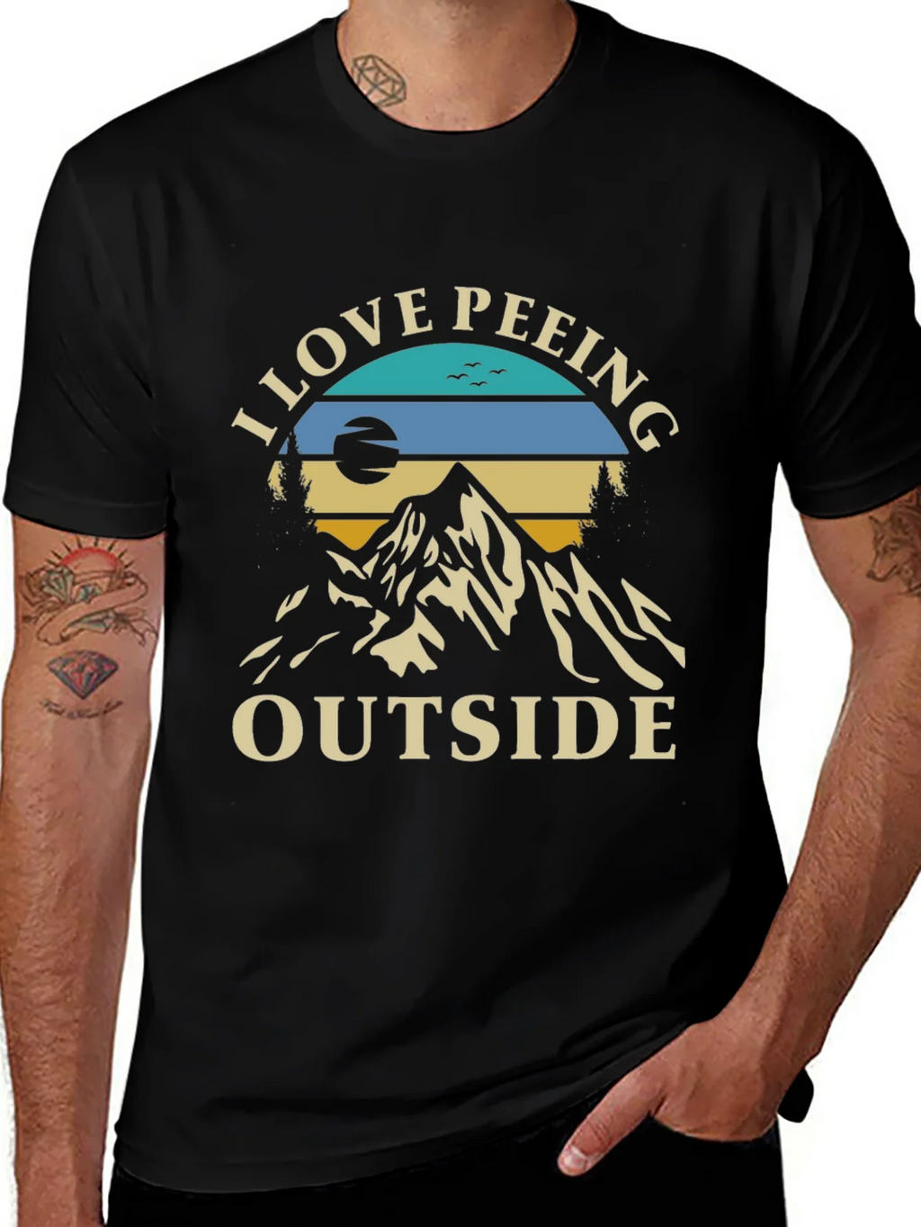 I Love Peeing Outside Graphic Tee product image 1