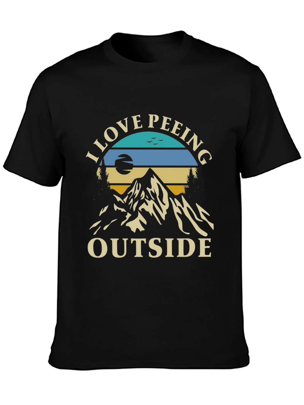 I Love Peeing Outside Graphic Tee product image 3