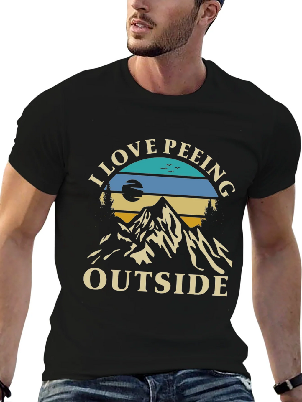 I Love Peeing Outside Graphic Tee product image 6