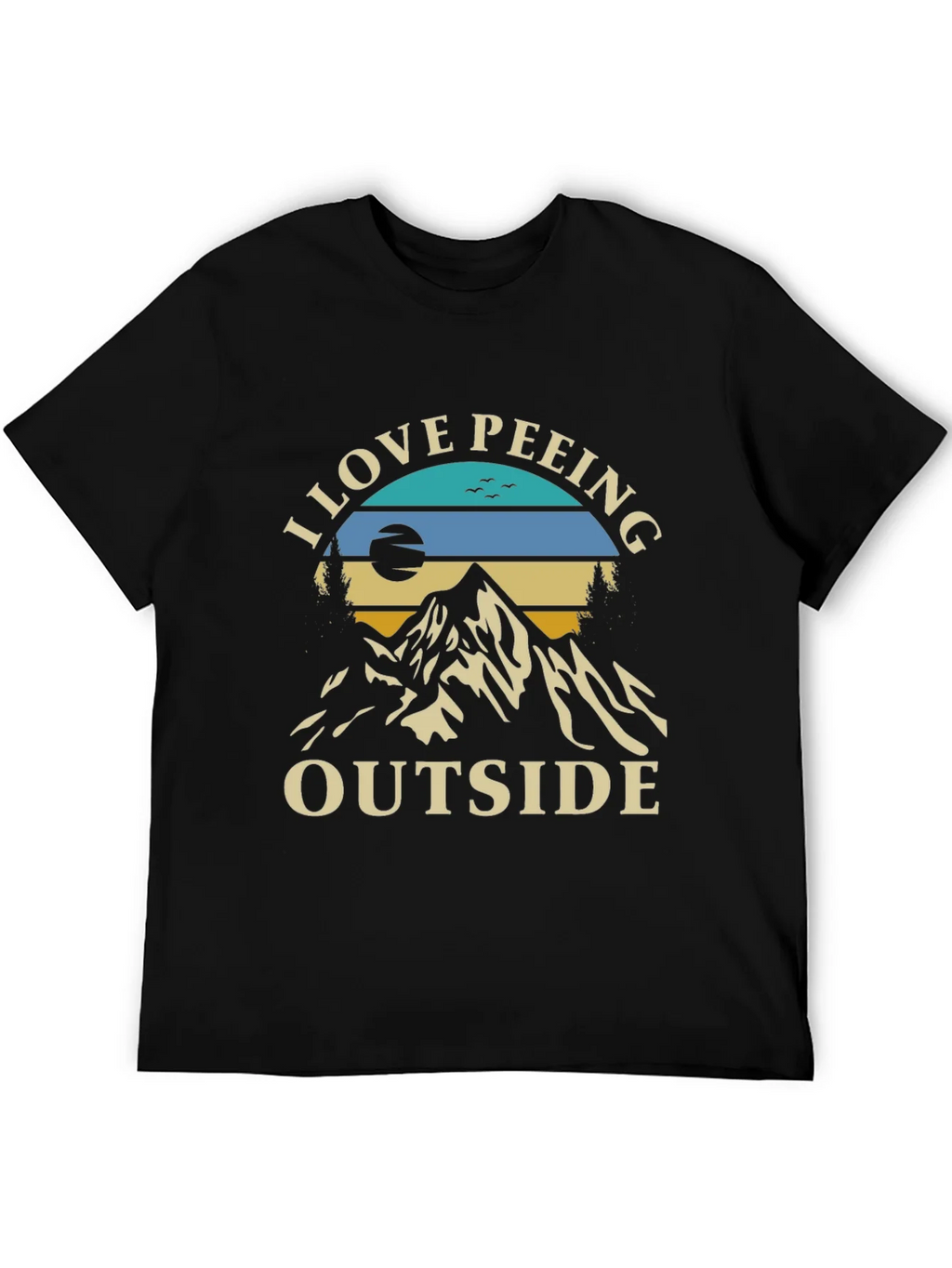 I Love Peeing Outside Graphic Tee product image 5