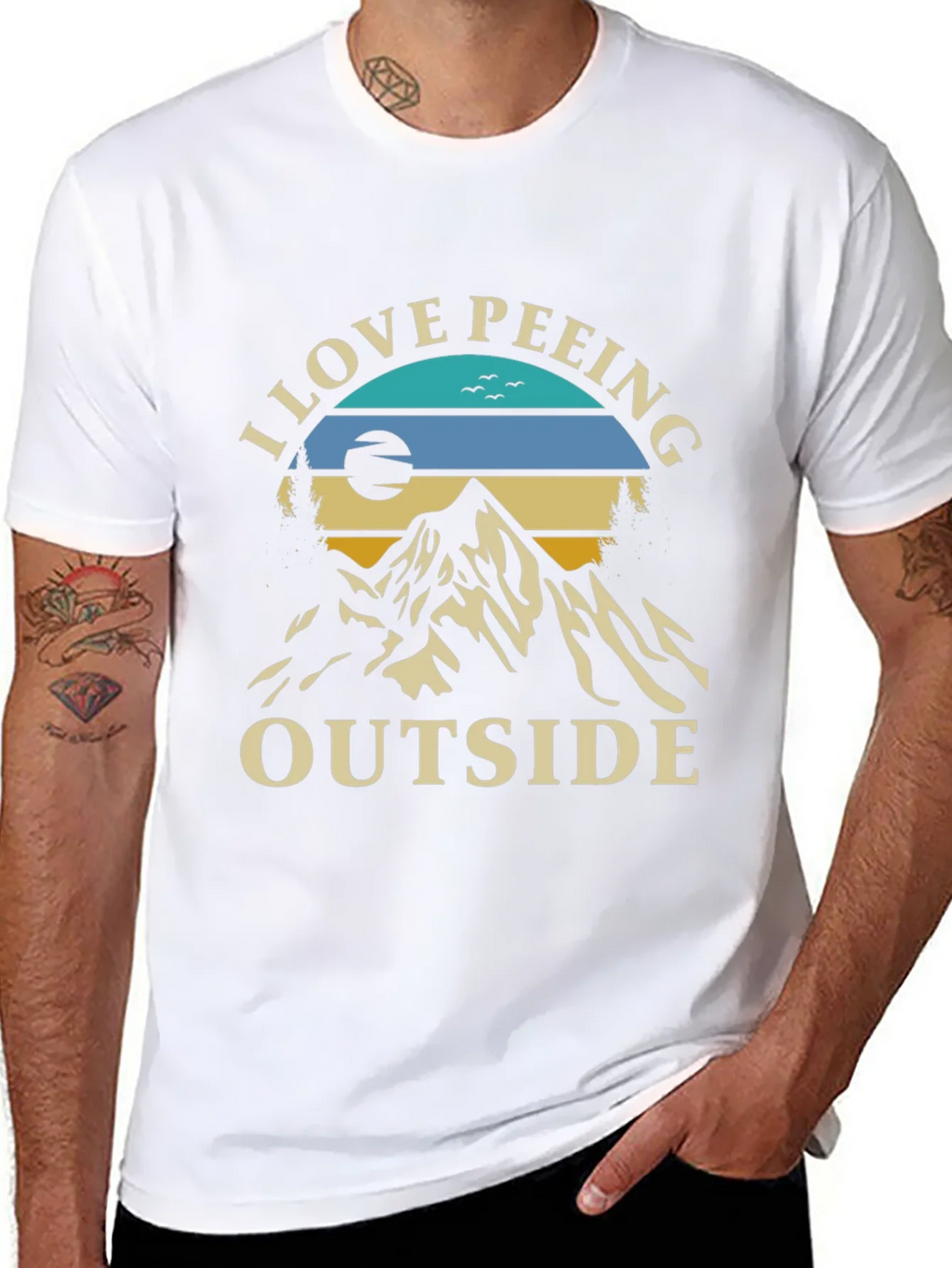 I Love Peeing Outside Graphic Tee product image 7