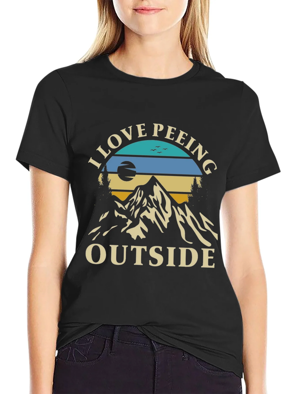 I Love Peeing Outside Graphic Tee product image 2