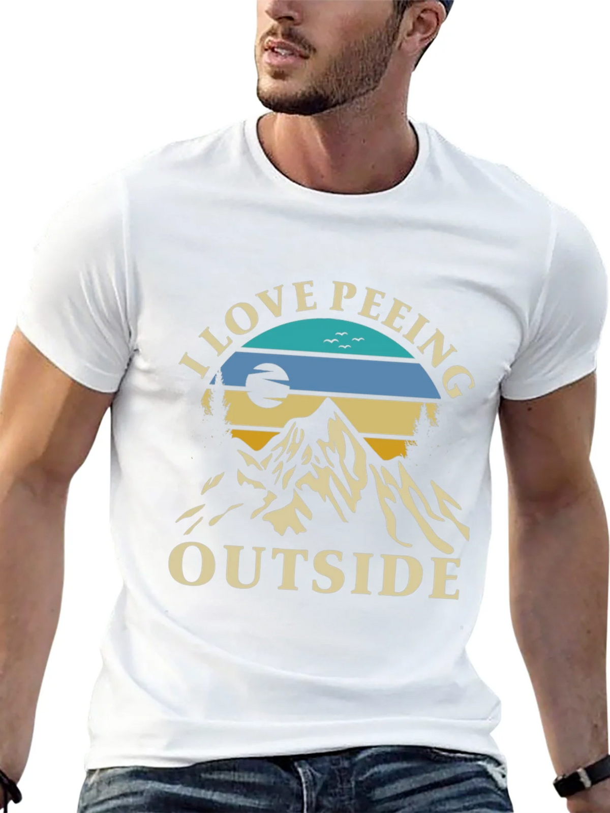 I Love Peeing Outside Graphic Tee product image 12