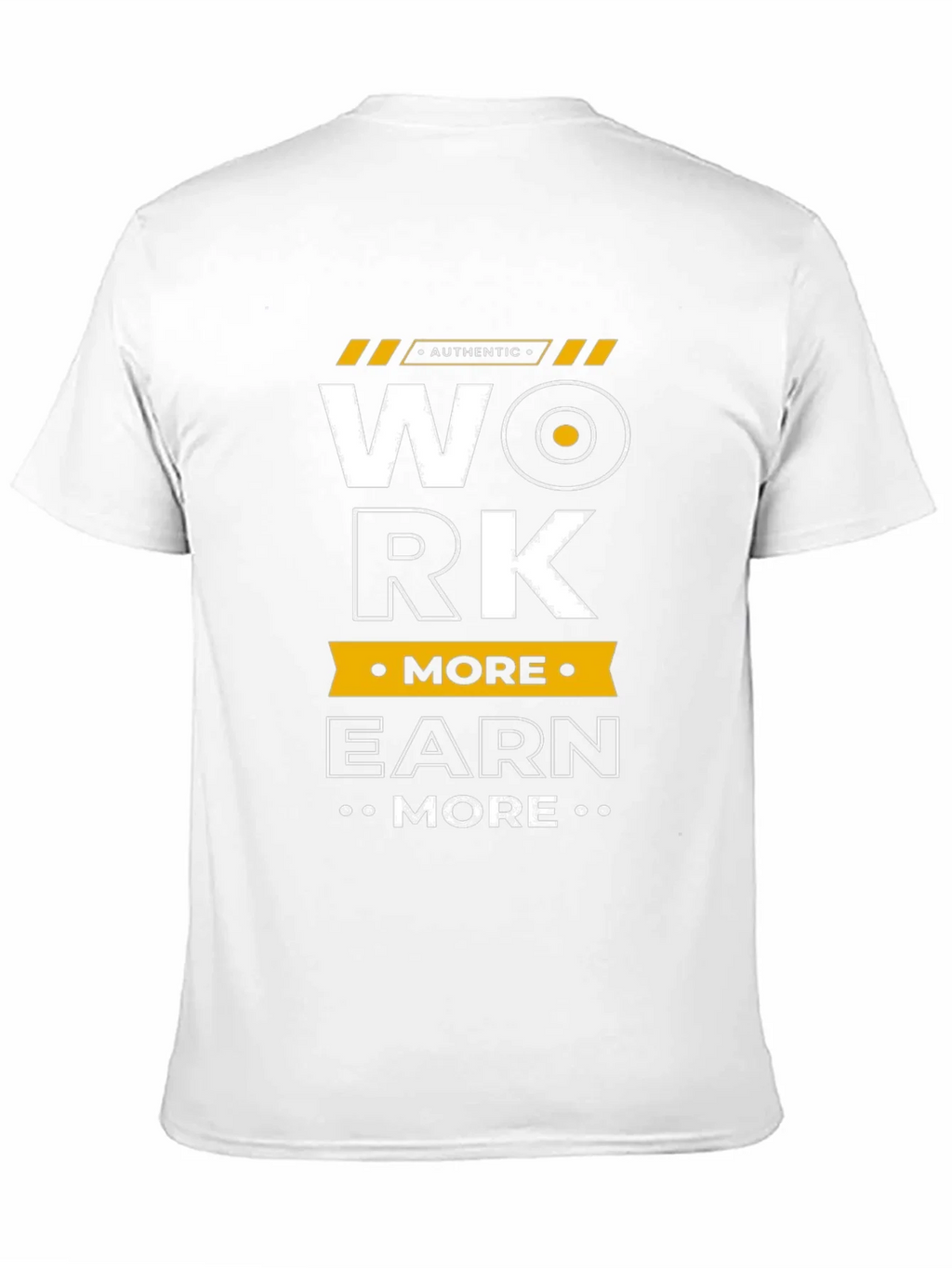 Work More Earn Graphic Tee - Black Cotton T-Shirt product image 10