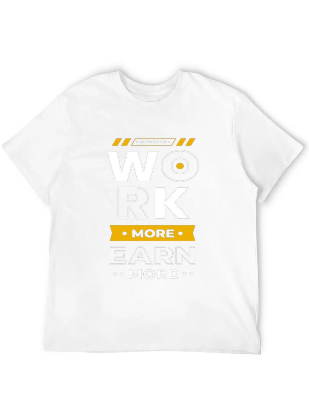 Work More Earn Graphic Tee - Black Cotton T-Shirt product image 11