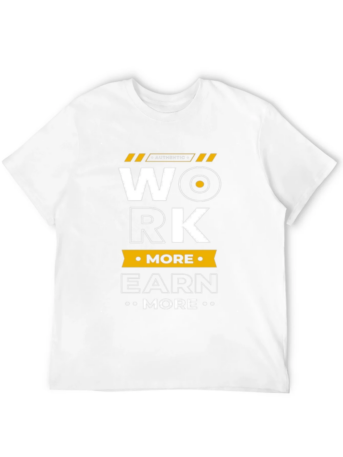 Work More Earn Graphic Tee - Black Cotton T-Shirt product image 11