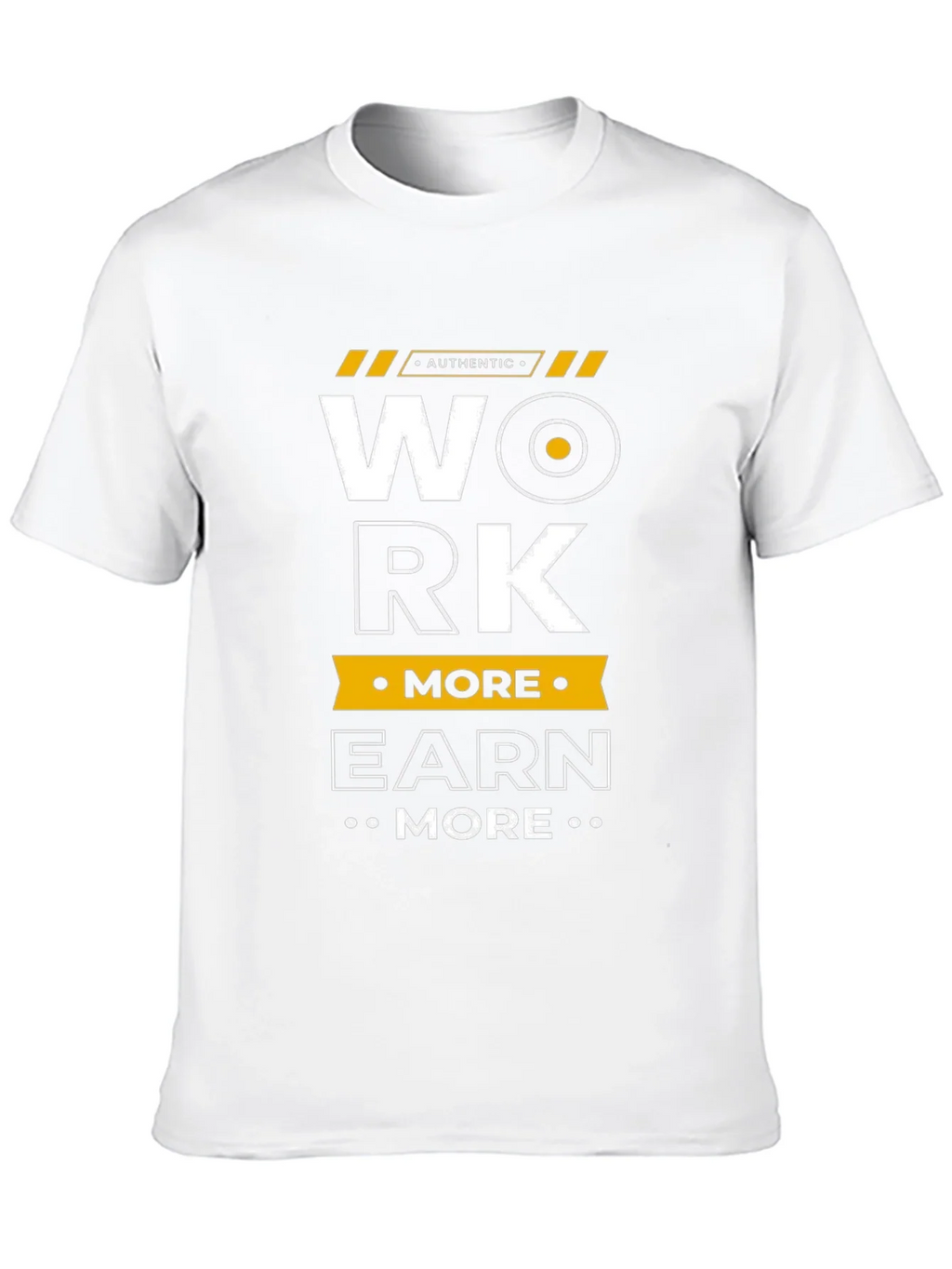 Work More Earn Graphic Tee - Black Cotton T-Shirt product image 9