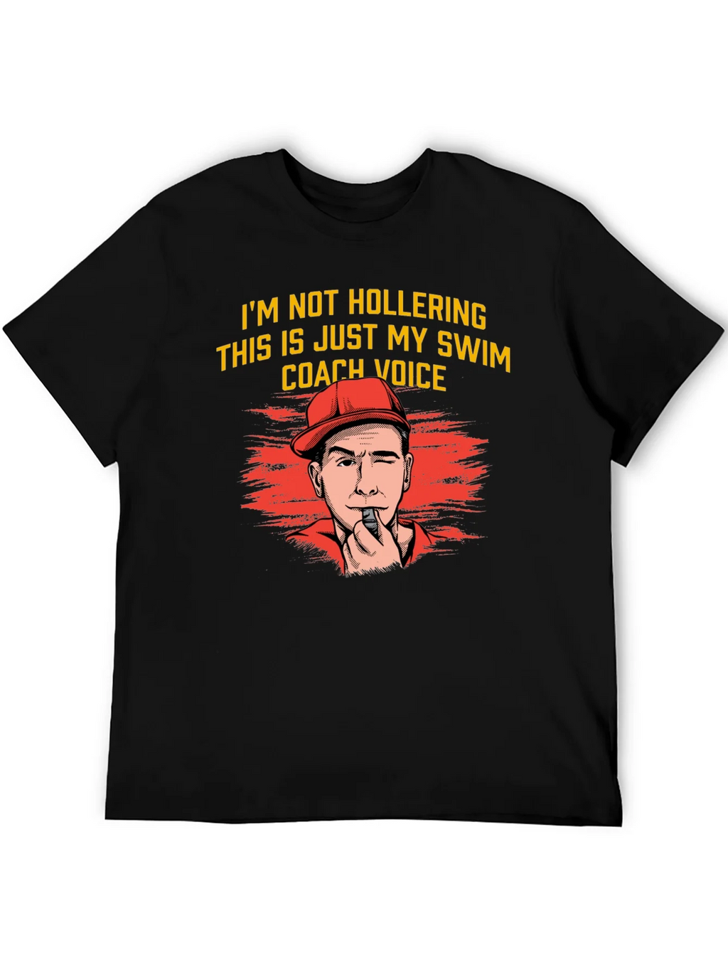Swim Coach Voice T-Shirt Funny Gift for Swimmers product image 5
