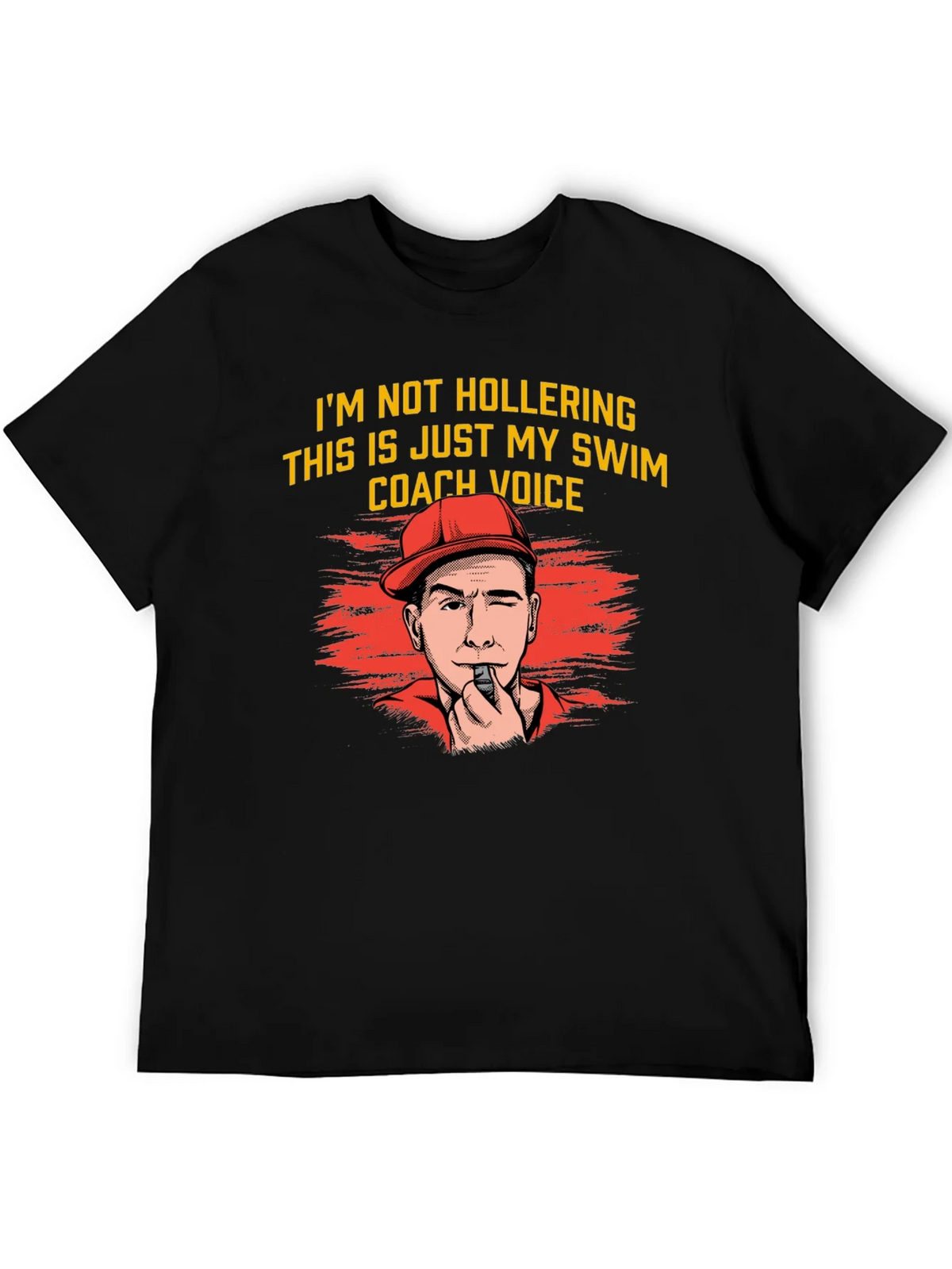 Swim Coach Voice T-Shirt Funny Gift for Swimmers product image 5