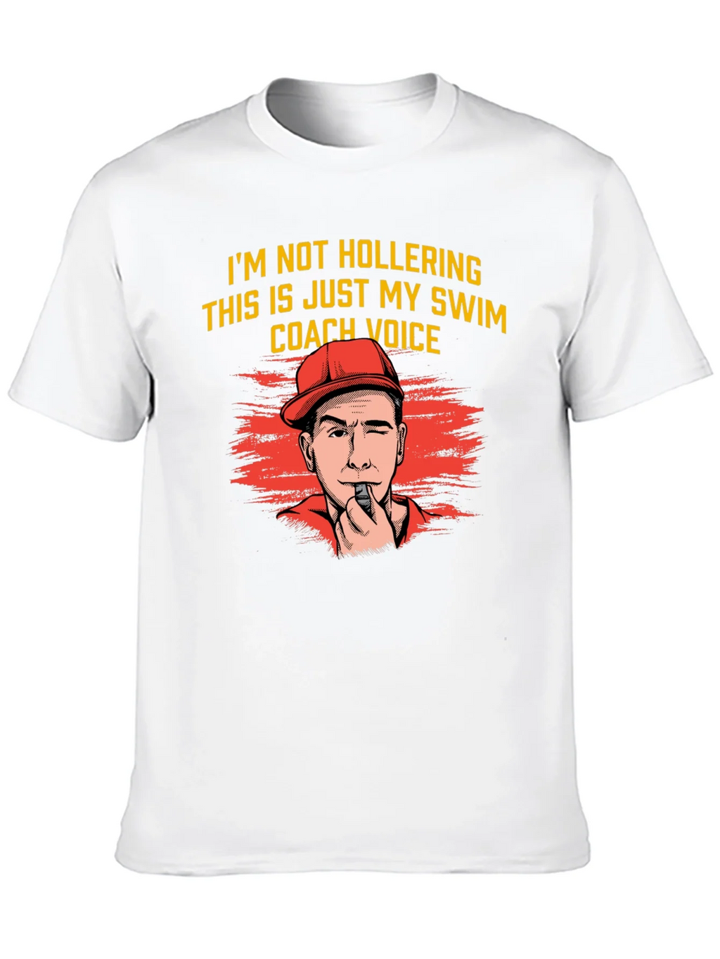 Swim Coach Voice T-Shirt Funny Gift for Swimmers product image 9