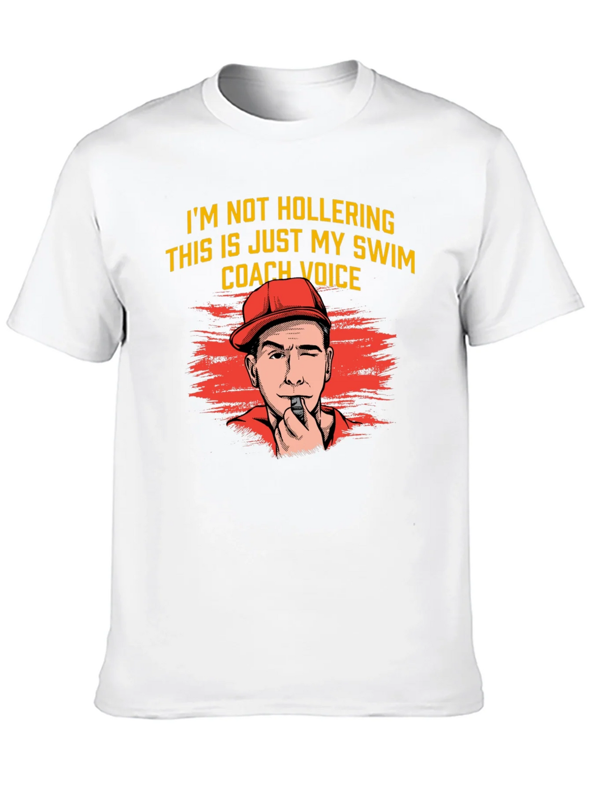 Swim Coach Voice T-Shirt Funny Gift for Swimmers product image 9