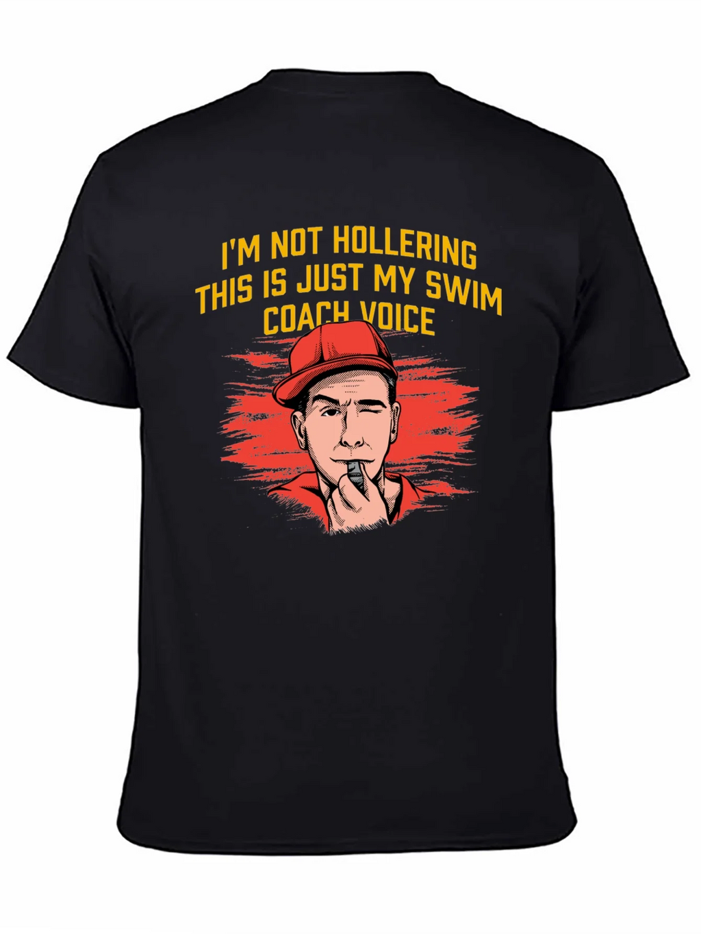 Swim Coach Voice T-Shirt Funny Gift for Swimmers product image 4