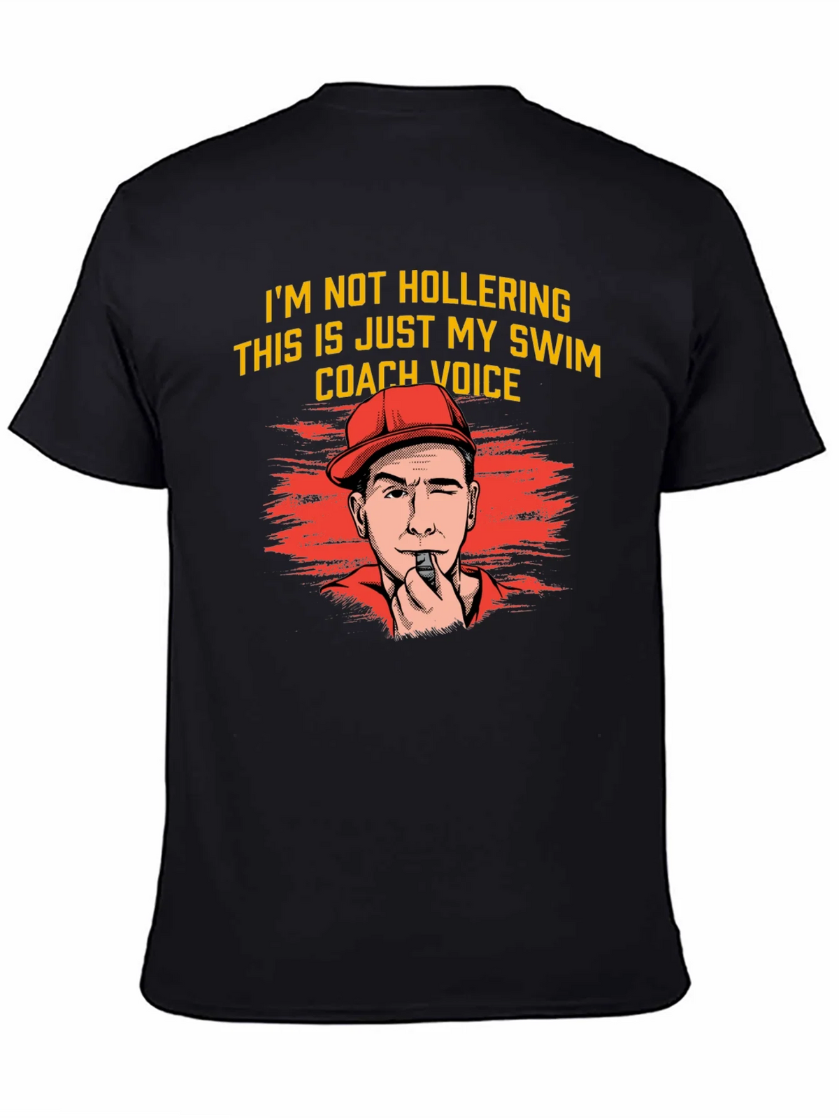 Swim Coach Voice T-Shirt Funny Gift for Swimmers product image 4