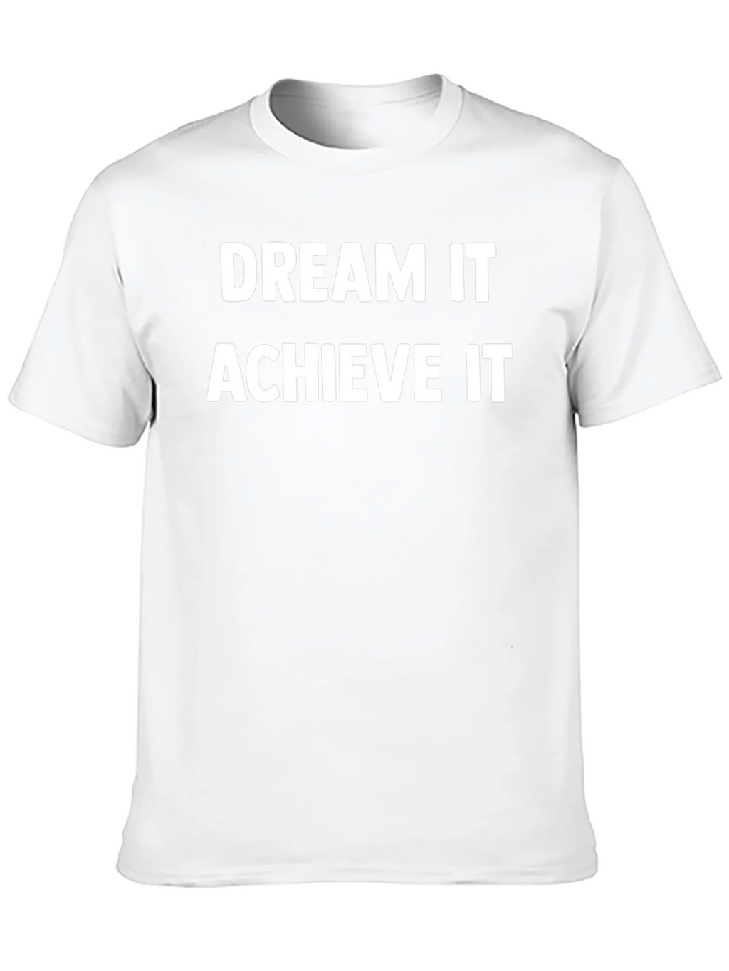 Dream It Achieve It Black Graphic T-Shirt product image 9