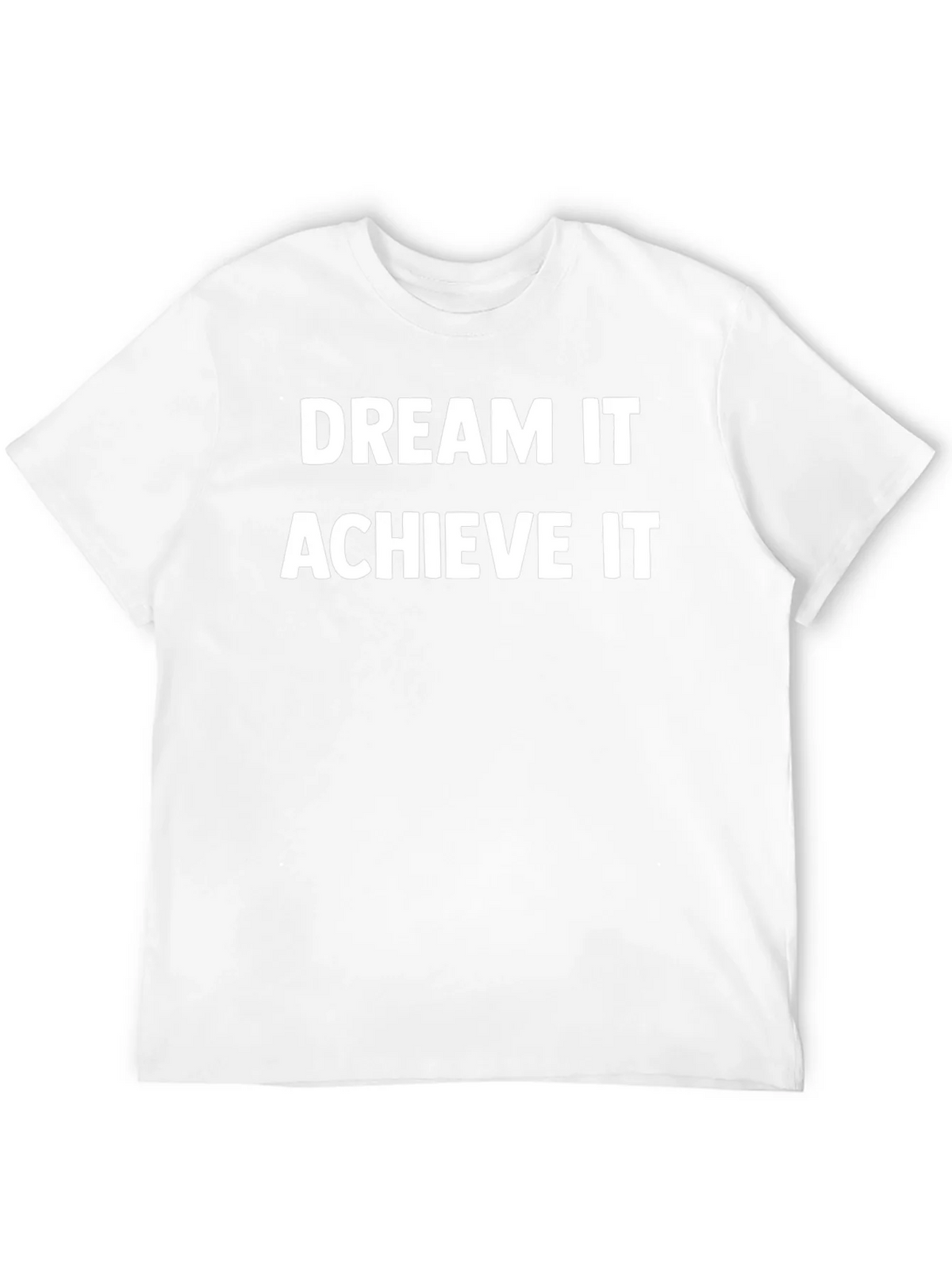 Dream It Achieve It Black Graphic T-Shirt product image 11