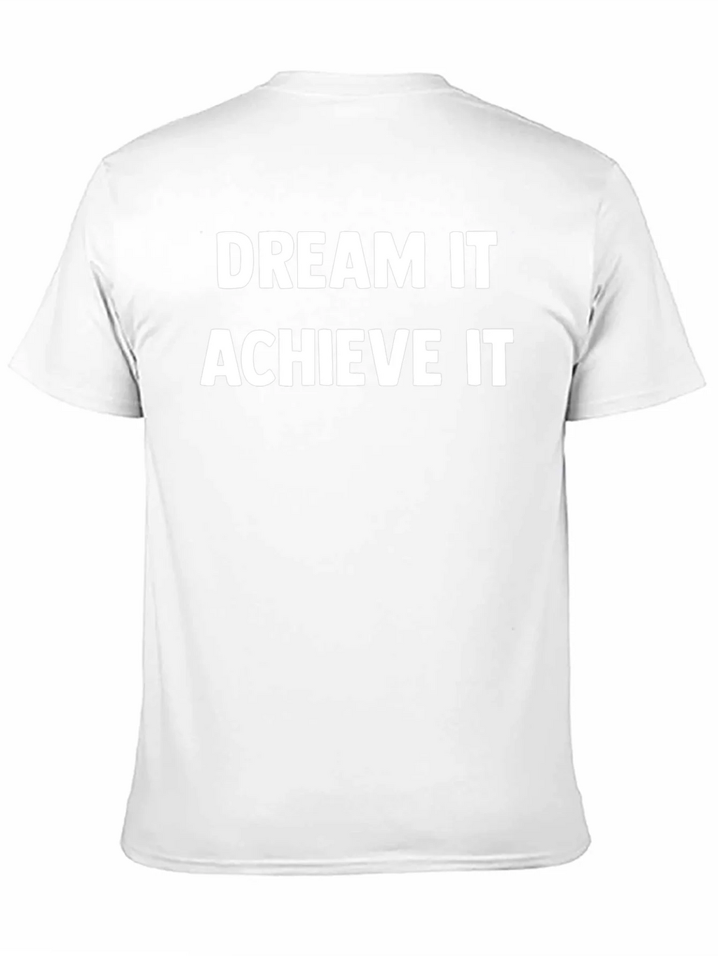Dream It Achieve It Black Graphic T-Shirt product image 10