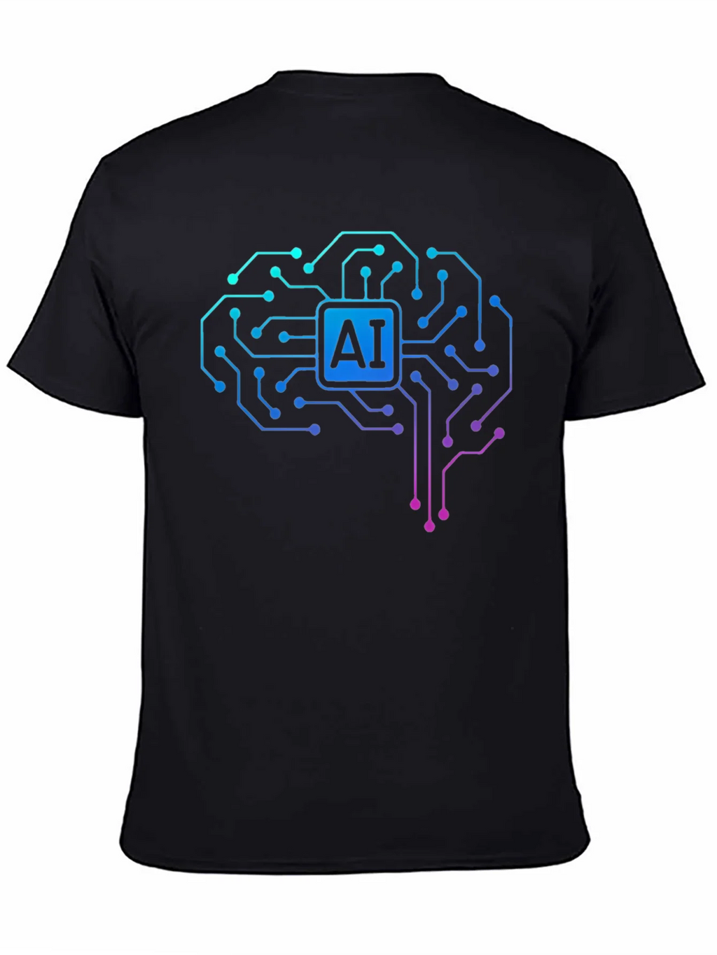 AI Brain Circuit T-Shirt - Tech Style product image 4