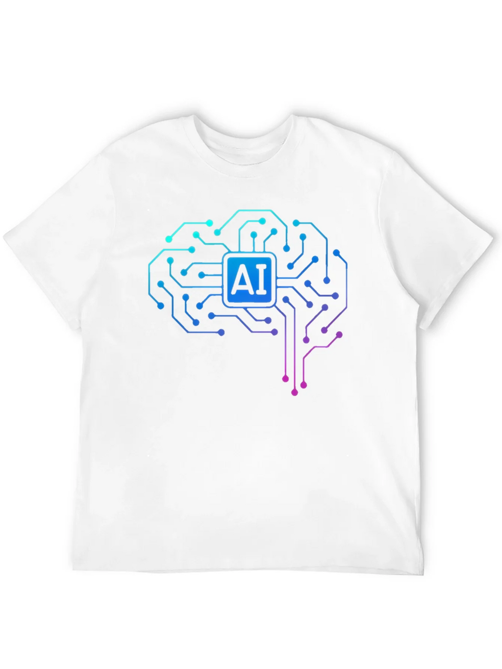 AI Brain Circuit T-Shirt - Tech Style product image 11