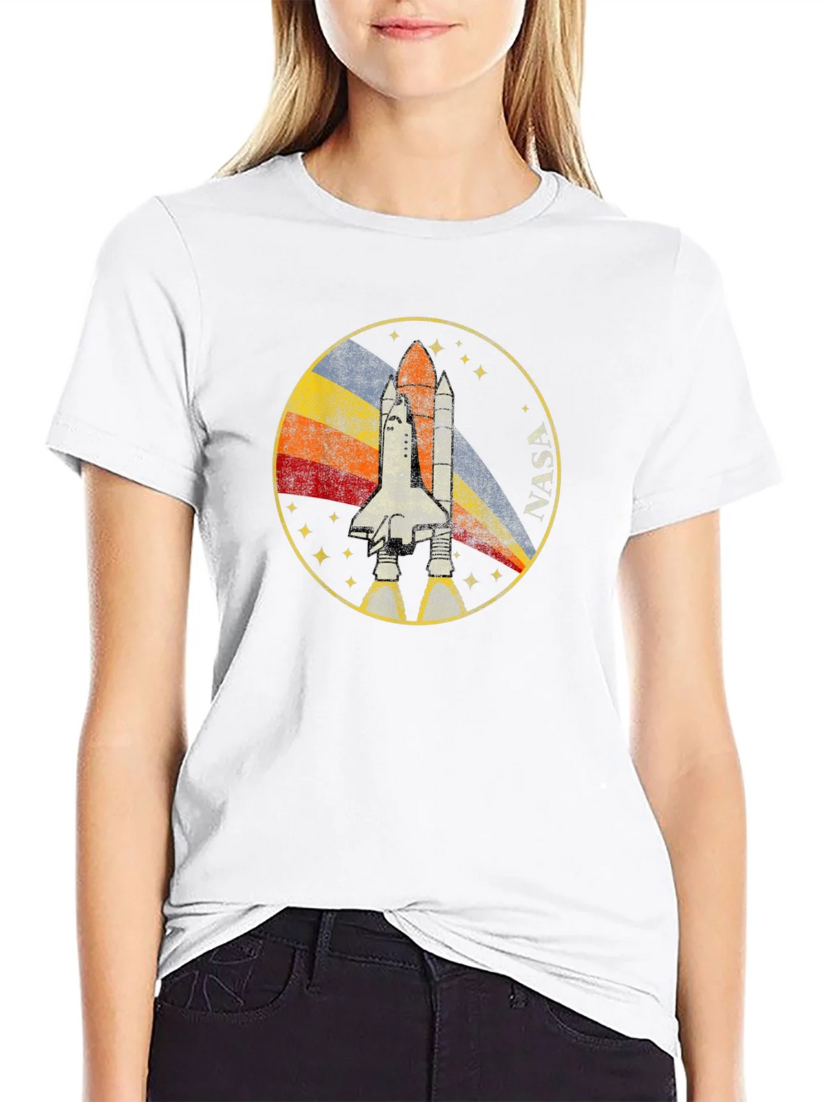 Retro NASA Shuttle Graphic T-Shirt product image 8