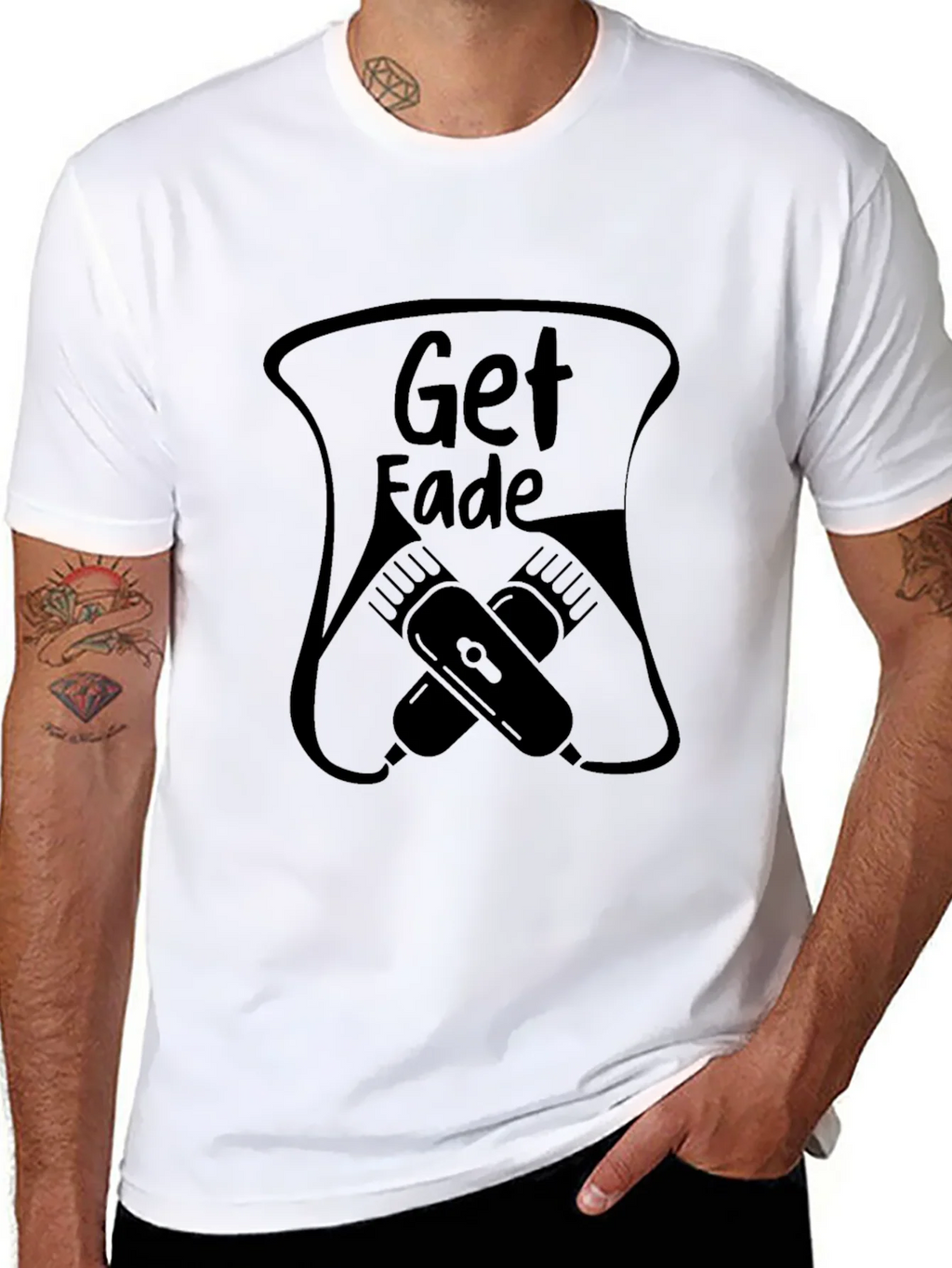 Get Fade Black Graphic Tee product image 7