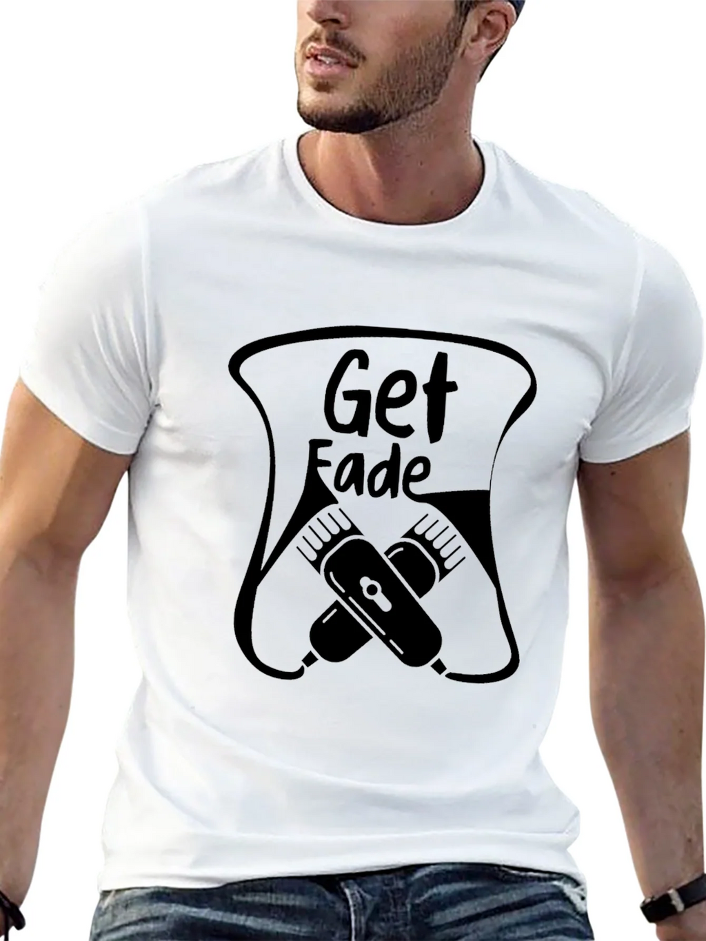 Get Fade Black Graphic Tee product image 12