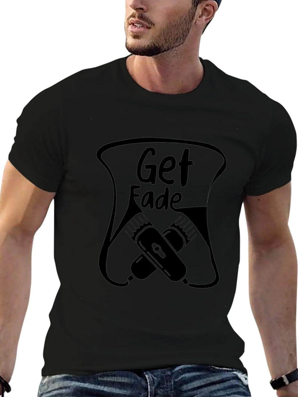 Get Fade Black Graphic Tee product image 6