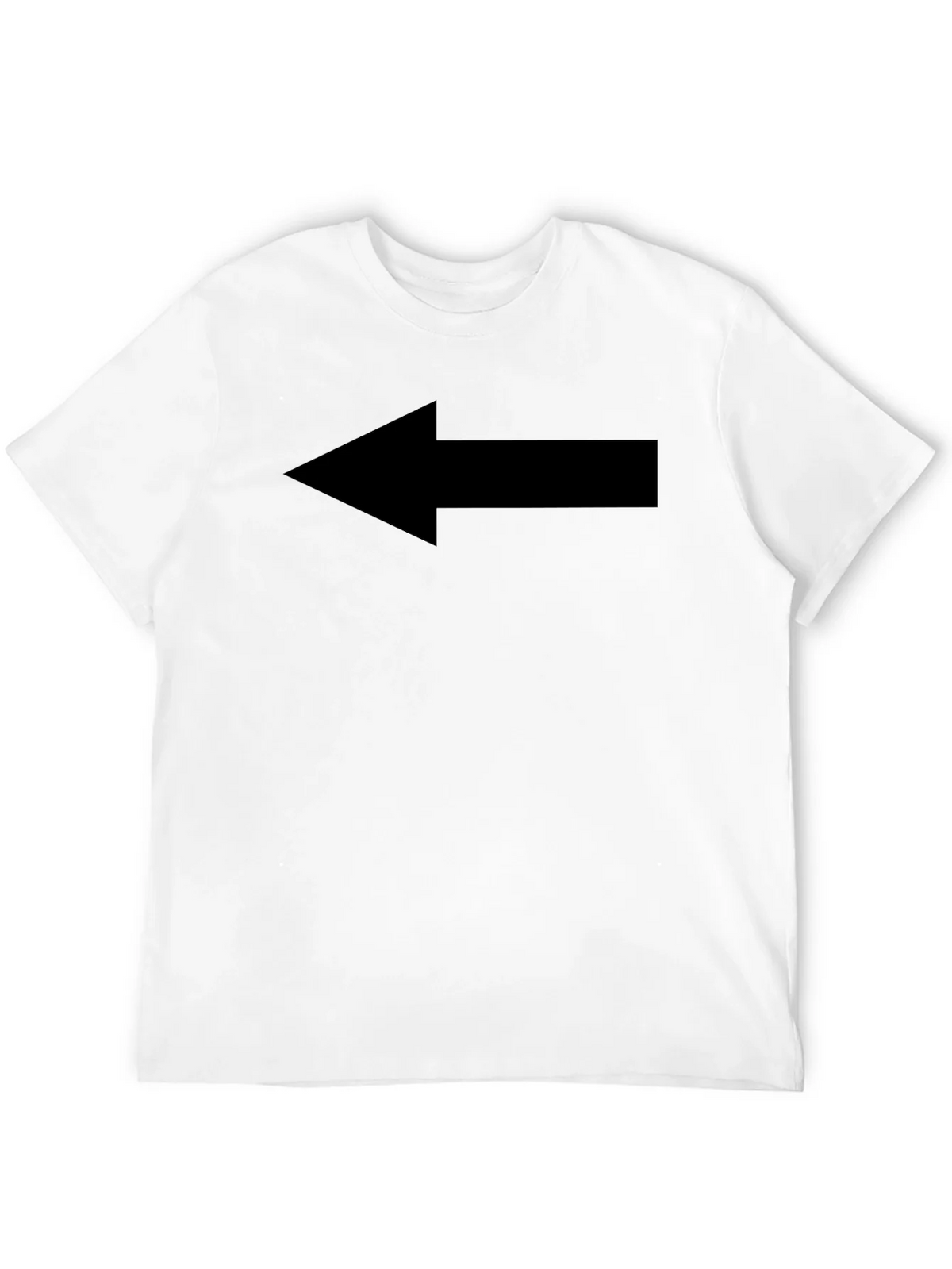 Left Arrow Graphic Tee - Casual Black T-Shirt product image 11