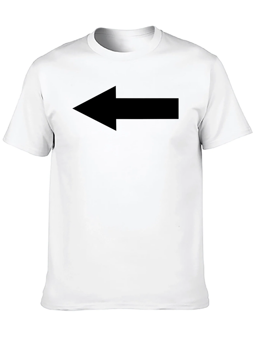 Left Arrow Graphic Tee - Casual Black T-Shirt product image 9