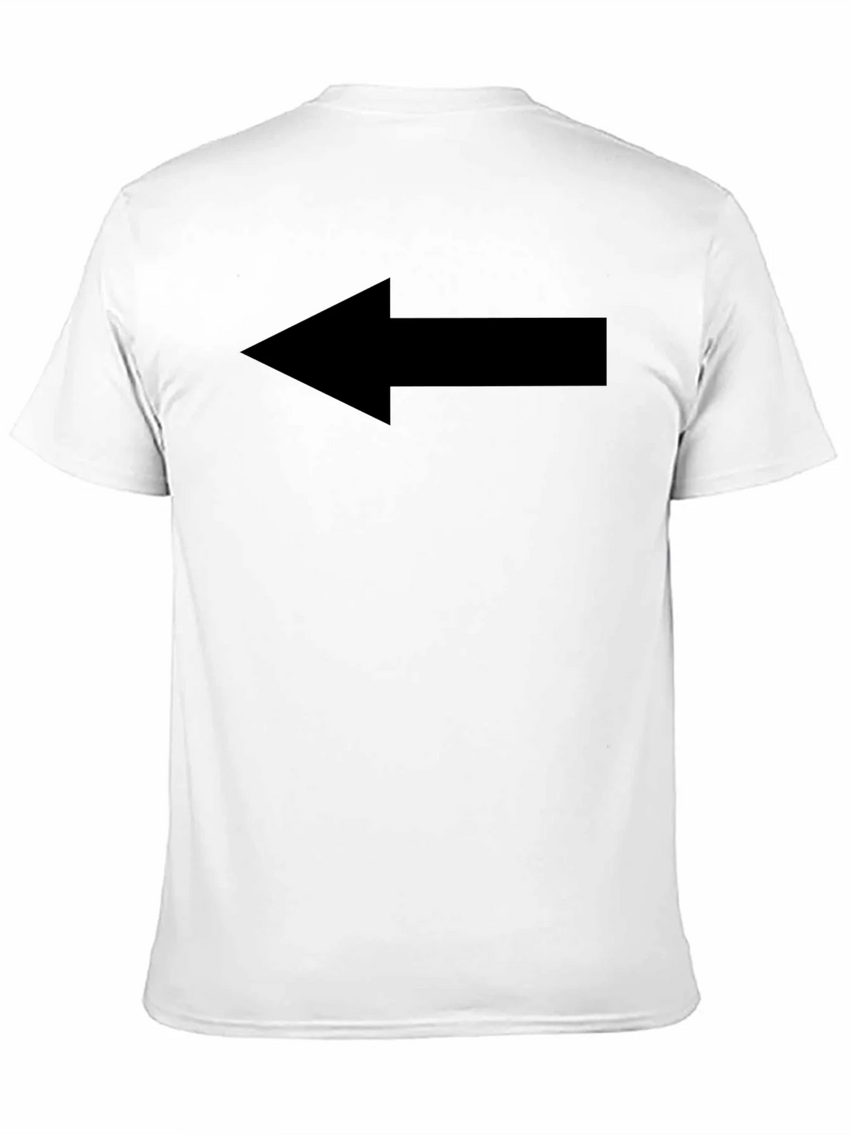 Left Arrow Graphic Tee - Casual Black T-Shirt product image 10