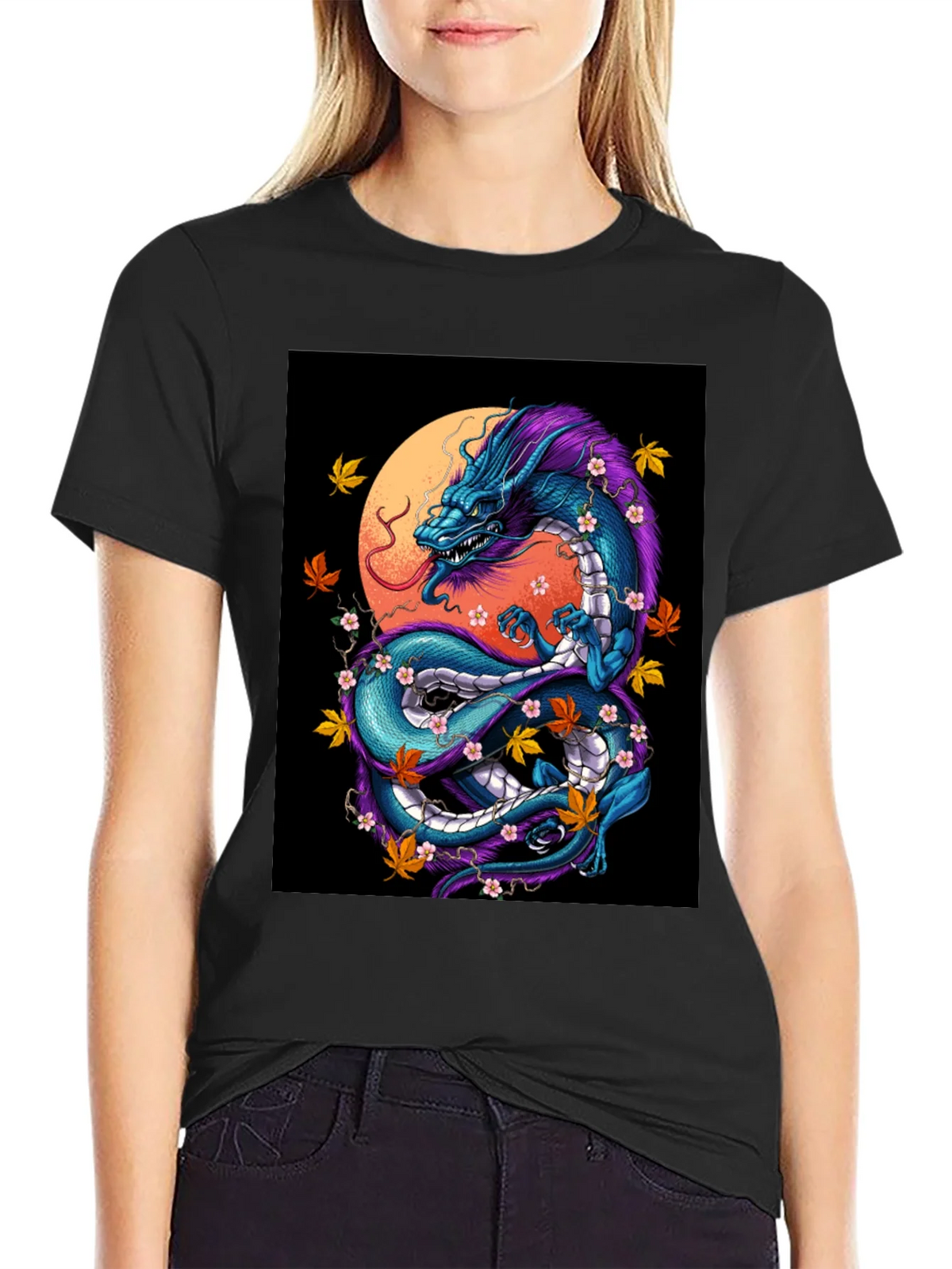 Dragon Graphic Tee - Mens Black T-Shirt product image 2