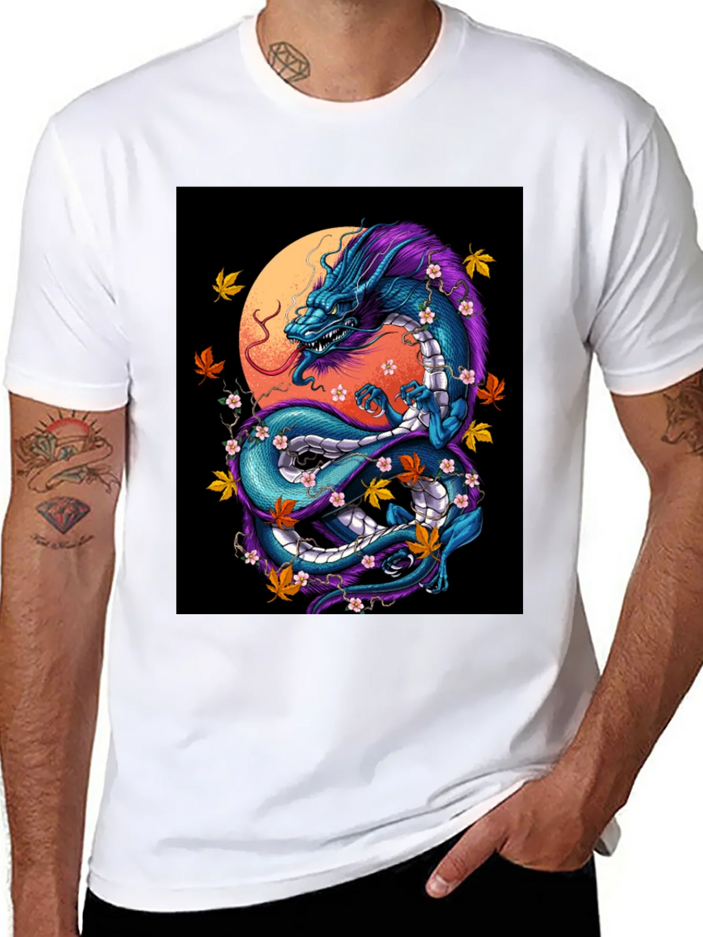 Dragon Graphic Tee - Mens Black T-Shirt product image 7