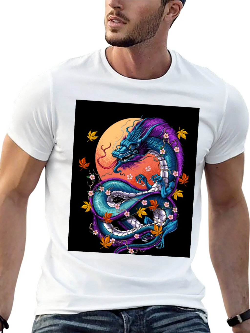 Dragon Graphic Tee - Mens Black T-Shirt product image 12