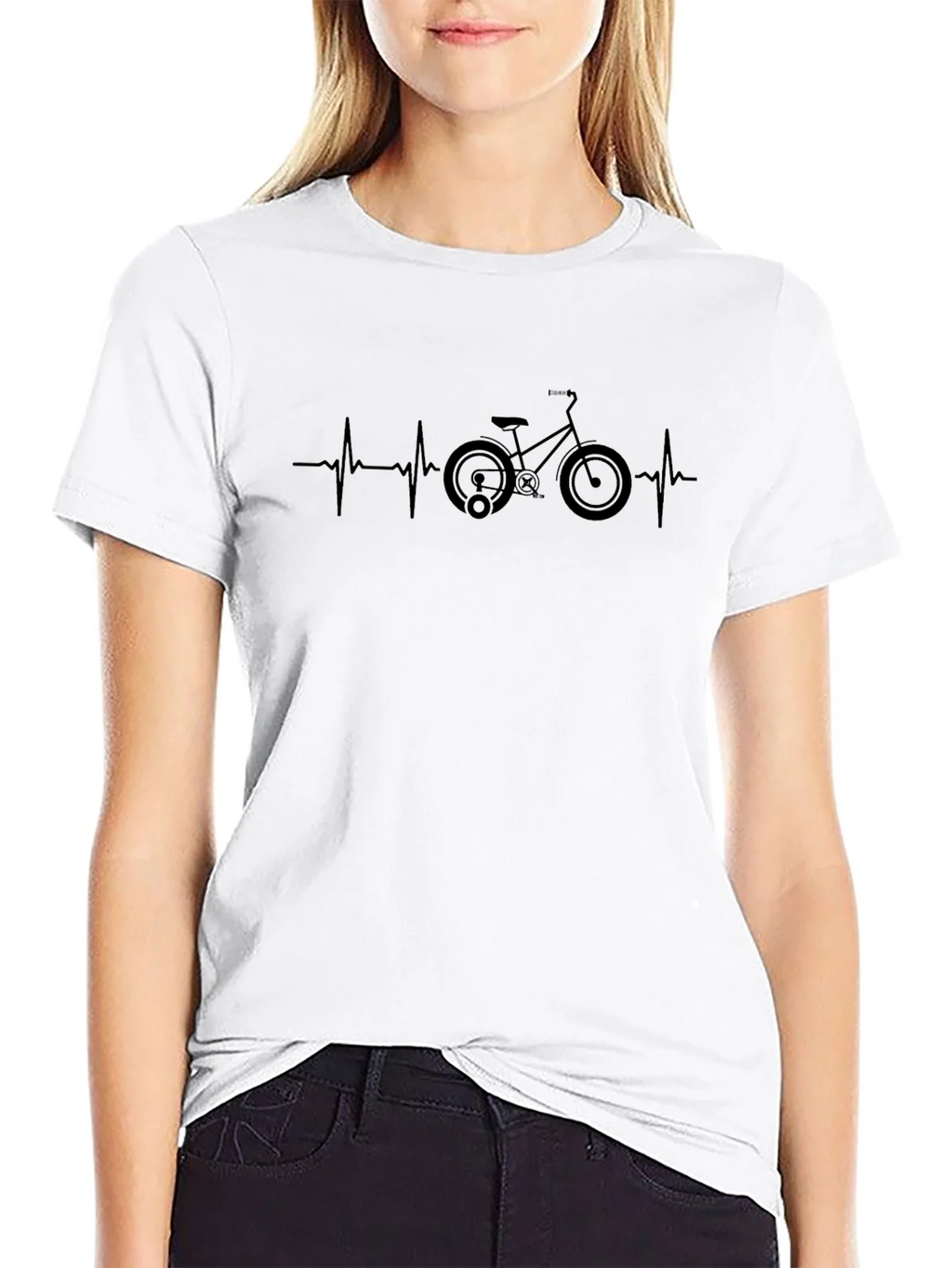 Bike Heartbeat T-Shirt - Cycle Lover Tee product image 8