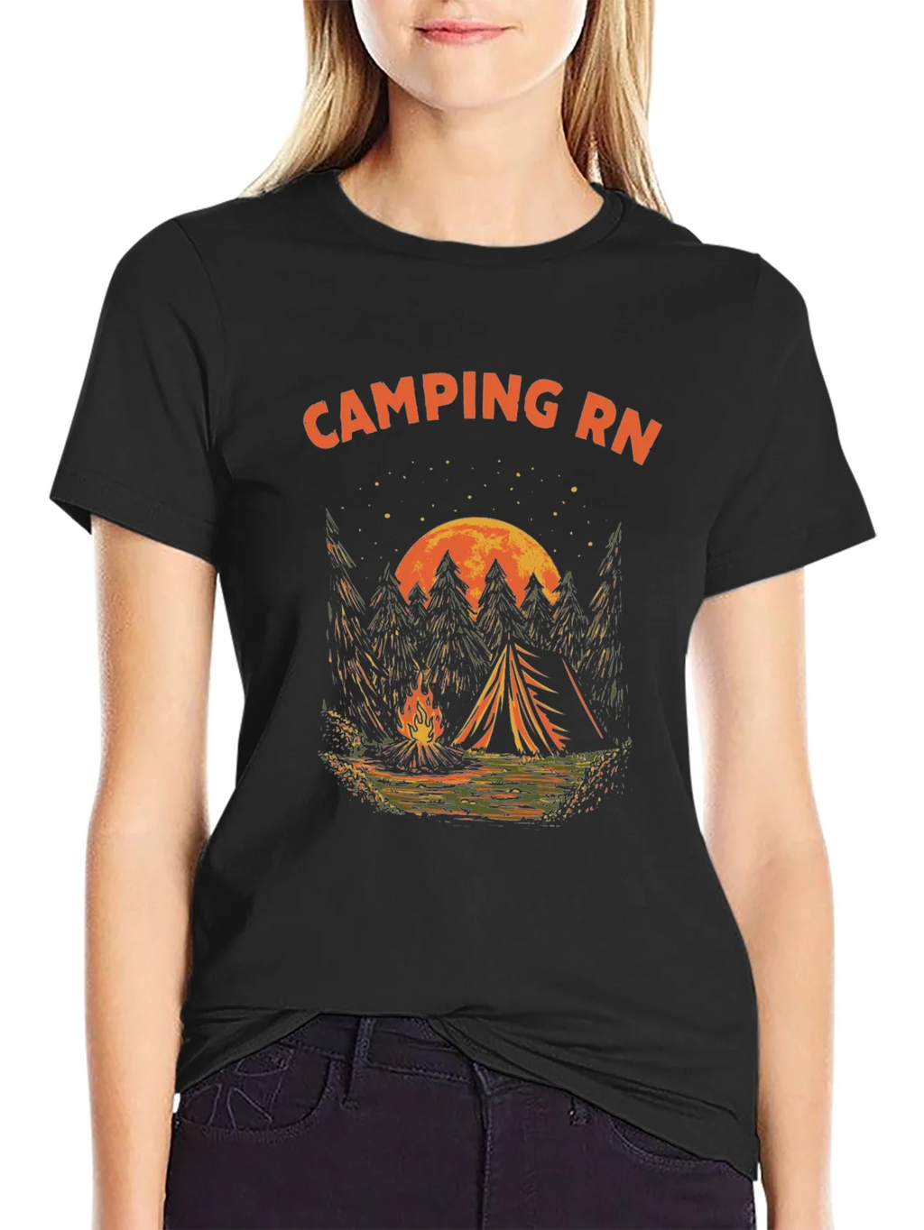 Camping RN Graphic T-Shirt - Adventure Ready product image 2