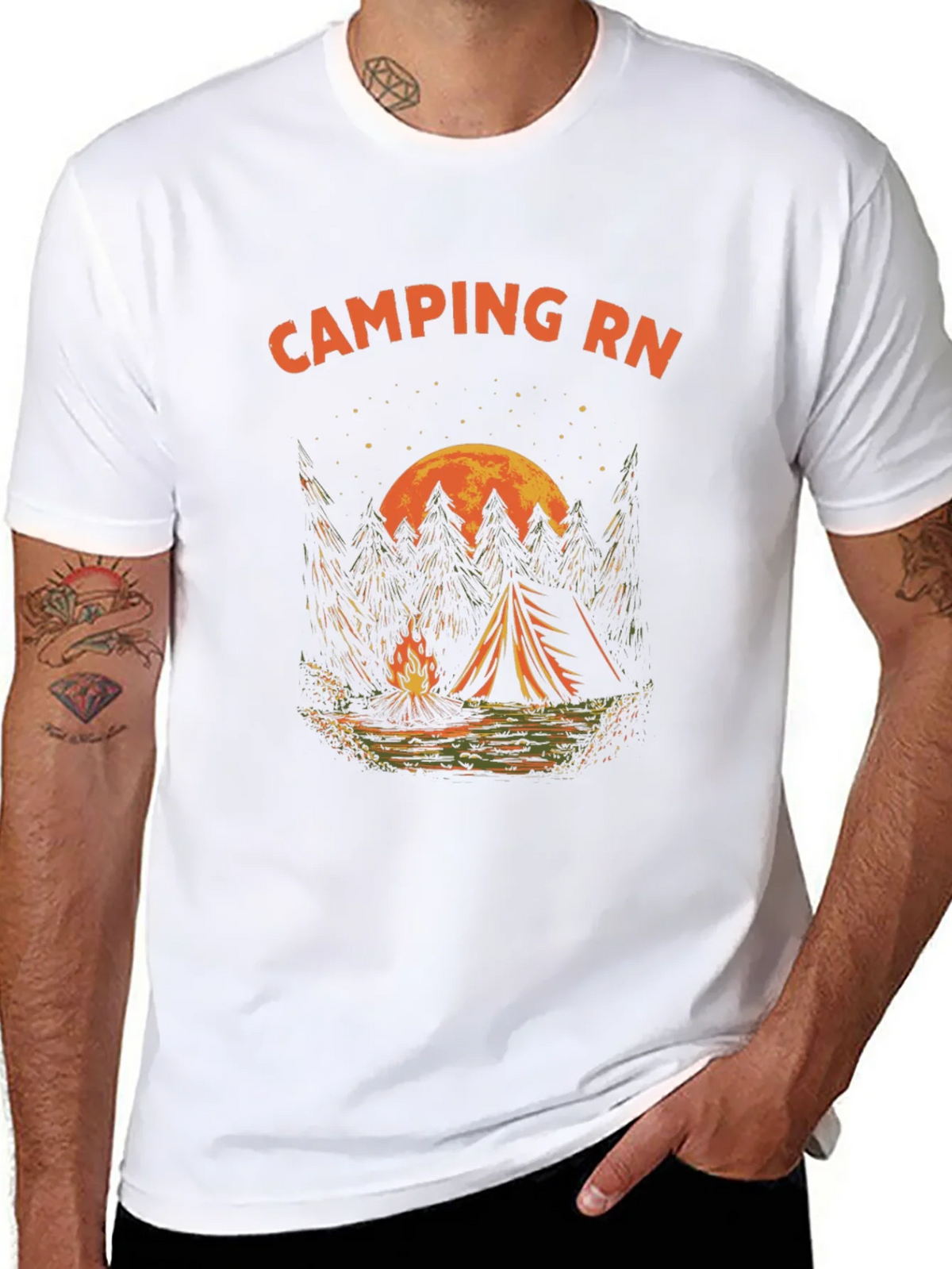 Camping RN Graphic T-Shirt - Adventure Ready product image 7