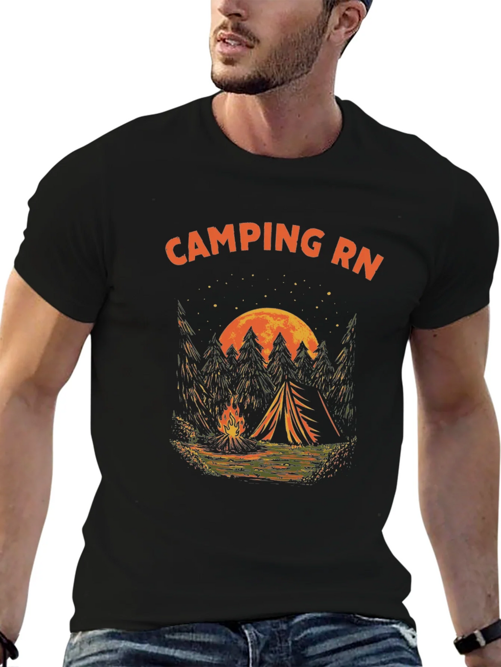 Camping RN Graphic T-Shirt - Adventure Ready product image 6