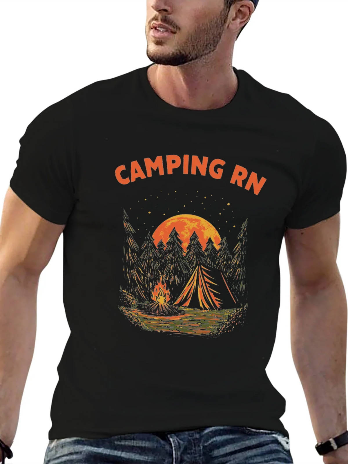 Camping RN Graphic T-Shirt - Adventure Ready product image 6