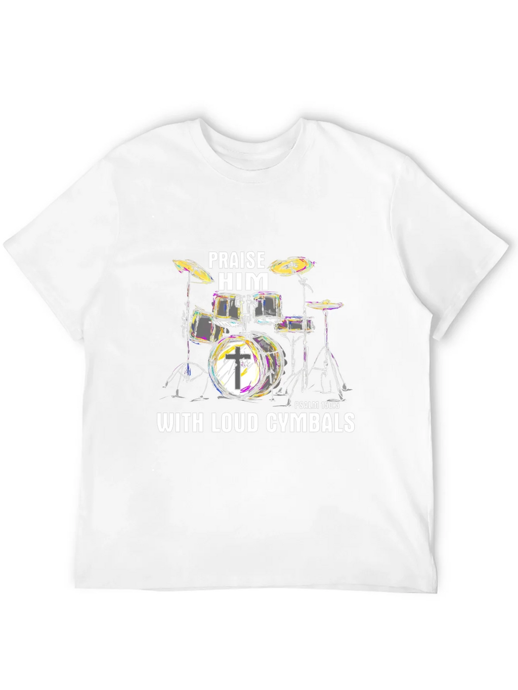 Praise Him Drums T-Shirt product image 11