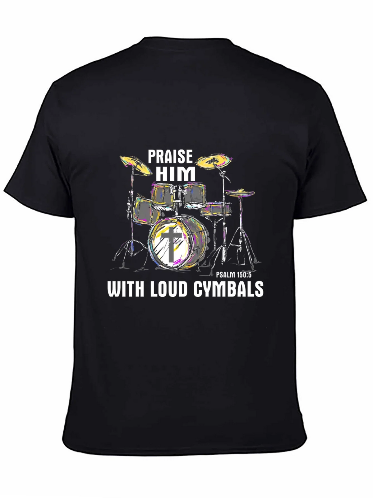 Praise Him Drums T-Shirt product image 4
