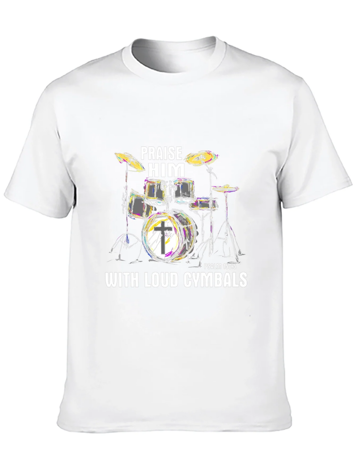 Praise Him Drums T-Shirt product image 9