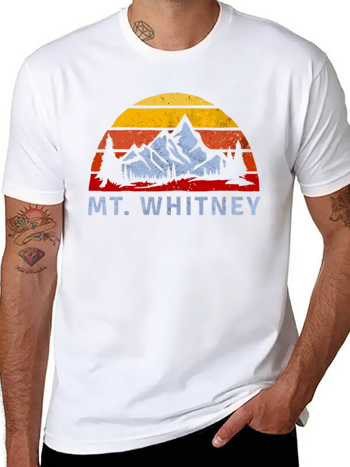 Mt. Whitney Retro Sunset T-Shirt product image 7
